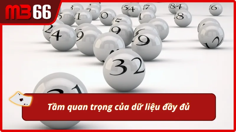 Dữ liệu rất quan trọng khi soi cầu ba càng 