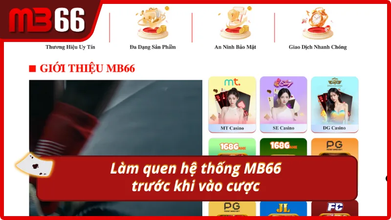 Bước chuẩn bị quan trọng trước khi chơi tại MB66